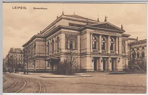 (43170) AK Leipzig, Gewandhaus 1910/20er