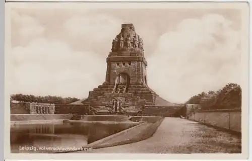 (3957) Foto AK Leipzig, Völkerschlachtdenkmal 1936