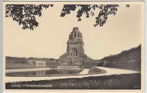 (38837) Foto AK Leipzig, Völkerschlachtdenkmal vor 1945