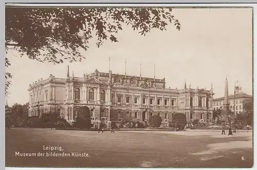 (37249) Foto AK Leipzig, Museum der bildenden Künste, vor 1945