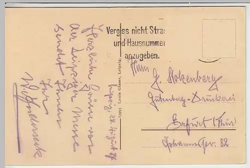 (37705) AK Leipzig, Volkshaus, 1927