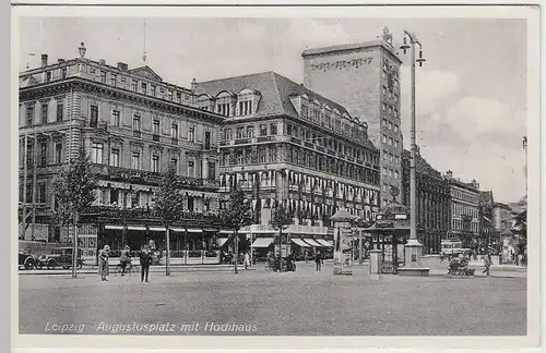 (37247) AK Leipzig, Augustusplatz mit Hochhaus