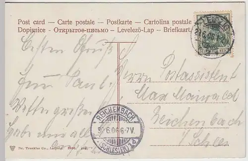 (32029) AK Leipzig, Reichsgericht, Schmuckplatz, Villen, 1906