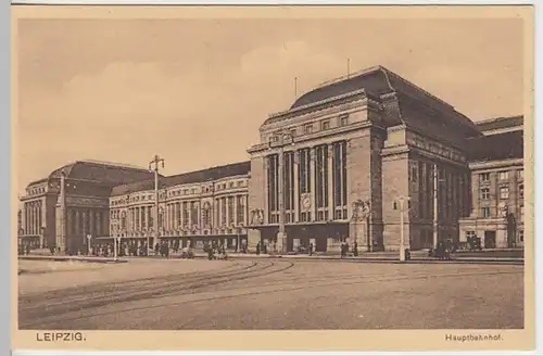 (30706) AK Leipzig, Hauptbahnhof, vor 1945