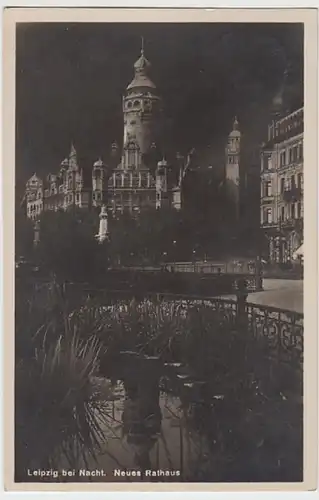 (20422) Foto AK Leipzig, Neues Rathaus 1927