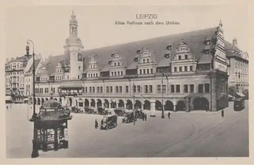 (1588) AK Leipzig, Sachsen, Altes Rathaus nach dem Umbau, vor 1945
