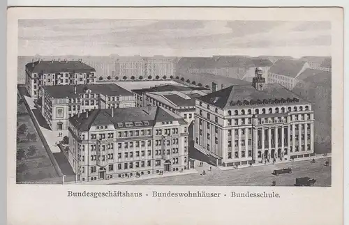 (113590) AK Leipzig, Arbeiter Turn und Sport Schule, Bundesschule, vor 1945