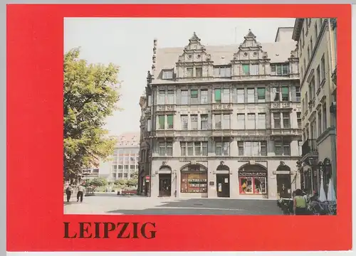 (112261) AK Leipzig, Burgstraße an der Thomaskirche 1990