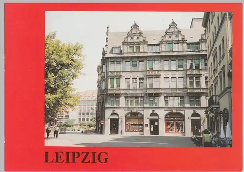(112247) AK Leipzig, Burgstraße an der Thomaskirche 1990