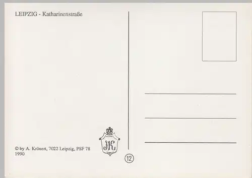 (112245) AK Leipzig, Katharinenstraße 1990