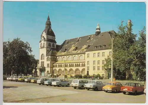 (112198) AK Leipzig, Zoo, Kongreßhalle, Restaurant, Parkplatz 1988