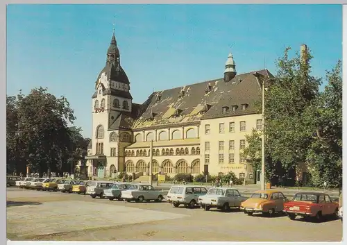 (112197) AK Leipzig, Zoo, Kongreßhalle, Restaurant, Parkplatz 1988