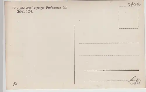 (112154) Foto AK Leipzig Festzug 500 J.Universität, Tilly g.Profess. Geleit 1909