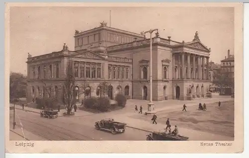 (109537) AK Leipzig, Neues Theater 1930