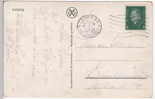 (109481) AK Leipzig, Völkerschlachtdenkmal 1929