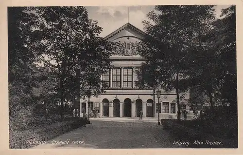 (108069) AK Leipzig, Altes Theater, vor 1945