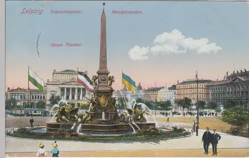 (105319) AK Leipzig, Augustusplatz 1916