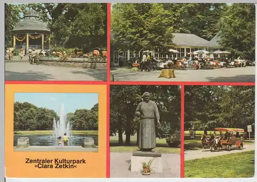 (102997) AK Leipzig, Mehrbildkarte, Clara Zetkin Park 1977