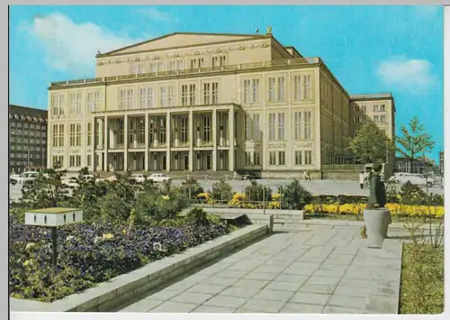 (102989) AK Leipzig, Oper, Augustusplatz 1975