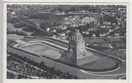 (101737) AK Leipzig, Völkerschlachtdenkmal, Luftbild 1933-45