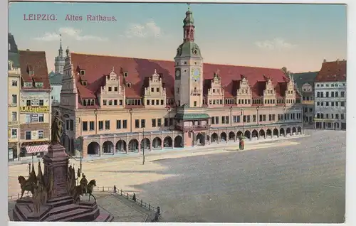 (101736) AK Leipzig, Altes Rathaus, vor 1945