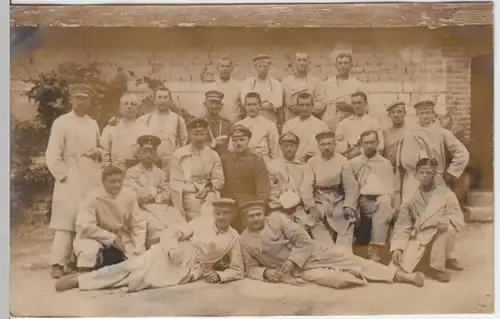 (5339) Foto AK Militaria, Feldlazarett 281, Franz Große, Feldpost 1917