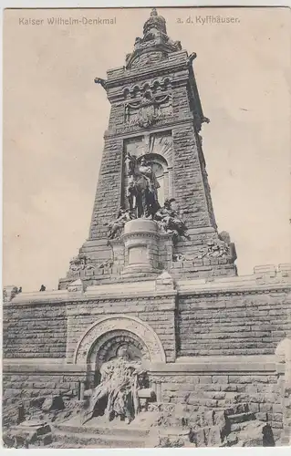 (98662) AK Steinthaleben, Kyffhäuserdenkmal 1906