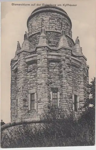 (98661) AK Steinthaleben, Rothenburg, Kyffhäuser, Bismarckturm, vor 1945