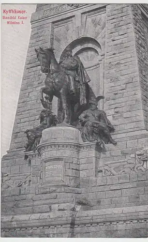 (93960) AK Kyffhäuser, Denkmal, Standbild Kaiser Wilhelm I., vor 1945