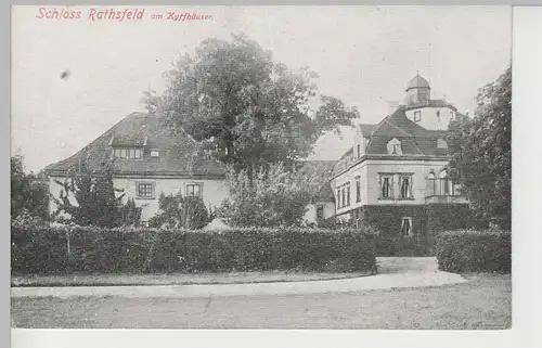 (81610) AK Schloss Rathsfeld am Kyffhäuser, vor 1945