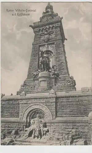 (80131) AK Steinthaleben, Kyffhäuserdenkmal, 1909