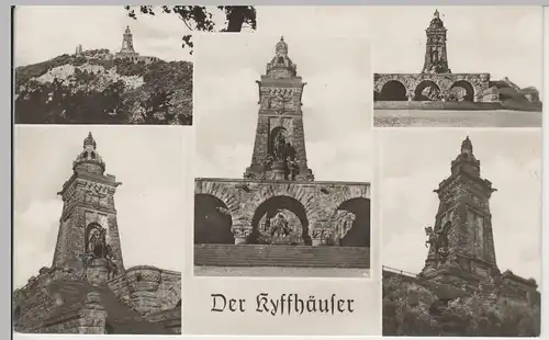 (79181) Foto AK Steinthaleben, Kyffhäuserdenkmal, Mehrbild 1967