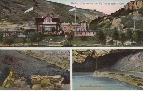 (199) AK Barbarossahöhle im Kyffhäusergebirge 1910er