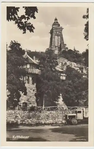(14419) Foto AK Steinthaleben, Kyffhäuserdenkmal 1956