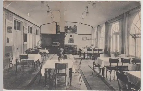 (106859) AK Bad Frankenhausen, Kyffhäuser, Restaurant, Inneres 1914