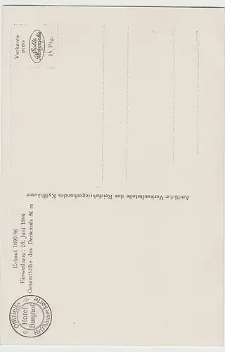 (103749) Foto AK Steinthaleben, Kyffhäuserdenkmal, Barbarossa 1922-38