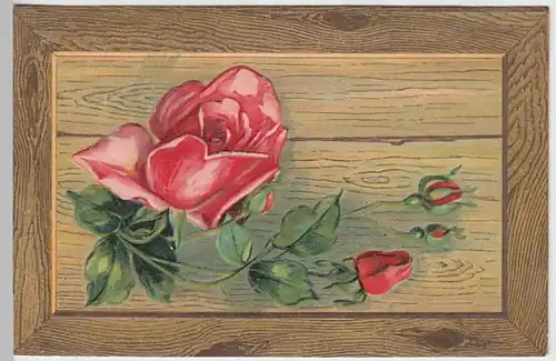 (23968) Künstler AK Rosenzweig, Prägekarte, vor 1945