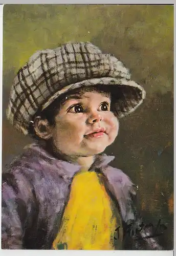 (111306) Künstler AK J. Fontanges: Poupina, Junge mit Hut