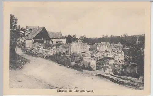 (97822) AK Chevillecourt, zerstörter Ort, Kriegsschauplatz, 1914-18