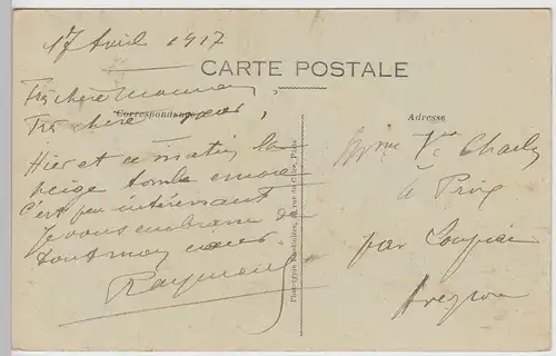 (97818) AK Ville-sur-Tourbe, Un coin de ce canton entièrement détruit, 1917