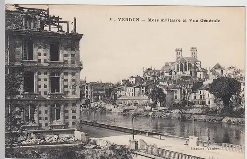 (97815) AK Verdun, Mess militaire et Vue Générale, guerre 1914-18