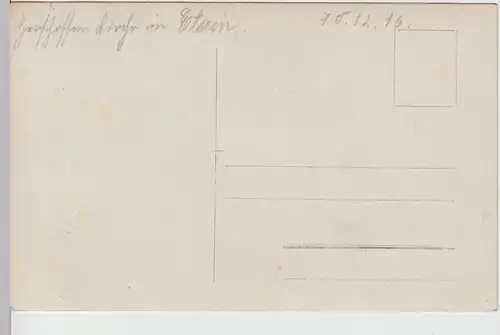 (85959) Foto AK 1. WK, zerstörte Kirche, Étain? 1916