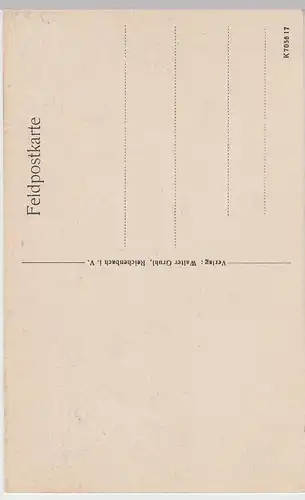 (85542) AK Étain, Inneres zerstörte Kirche, Feldpostkarte 1914-18