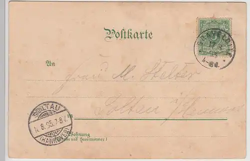 (115264) AK Gruss von den Schlachtfeldern um Metz, Mehrbild Litho 1895