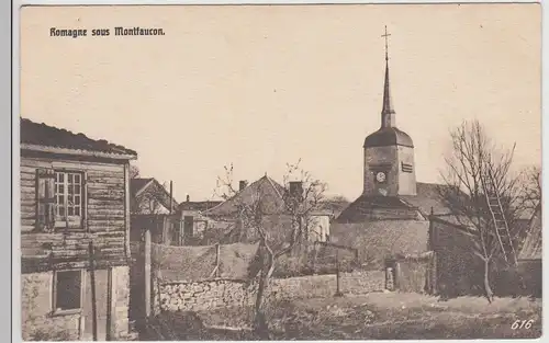 (114767) AK Kriegsschauplatz Romagne sous Montfaucon 1914-18