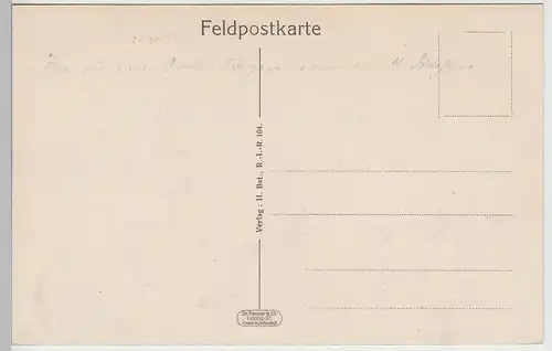 (109895) AK St. Souplet, Kirche, Panorama, Feldpostkarte 1914-18