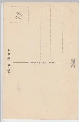 (103842) AK Dontrien, Kirche vor und nach der Zerstörung, Soldaten, Feldpostkart