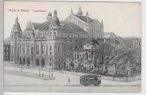 (95231) AK Köln, Opernhaus, vor 1945