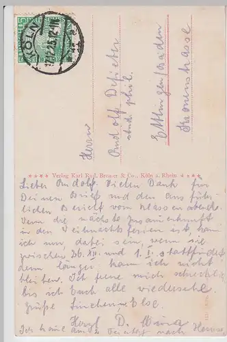 (93914) AK Köln, Rathaus, 1925