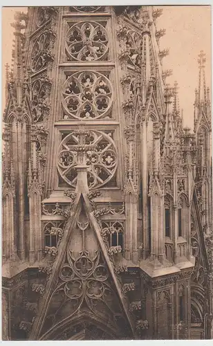 (93911) AK Köln, Dom, Detail untere Dompartie, vor 1945